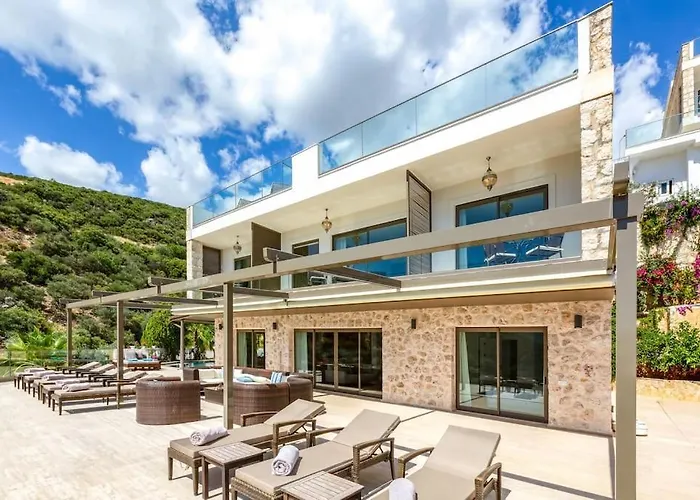 Korsan- 8 Bedroom With Private Pool And Sea View كاس